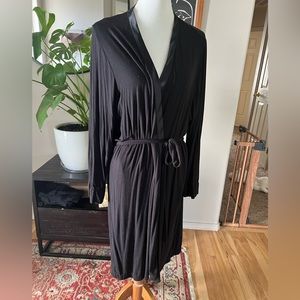 Soft Black Alfani Robe XXL